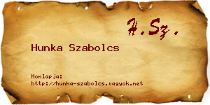 Hunka Szabolcs névjegykártya